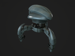droid low poly 3D Model