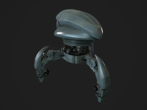 Droide Low Poly 3D Modell