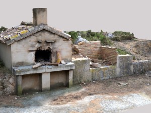 brick barbecue ruins photoscan 3D Model