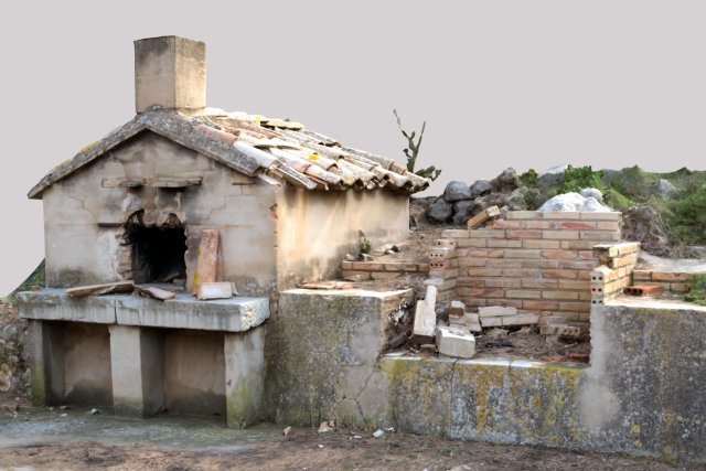 brick barbecue ruins photoscan 3D Model .c4d .max .obj .3ds .fbx .stl .blend