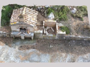 brick barbecue ruins photoscan 3D Model