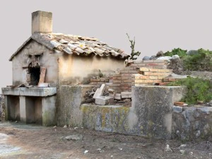 brick barbecue ruins photoscan 3D Model