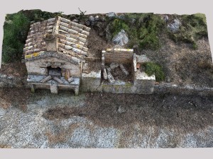 brick barbecue ruins photoscan 3D Model