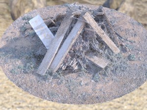 wood debris photoscan Modelo 3D