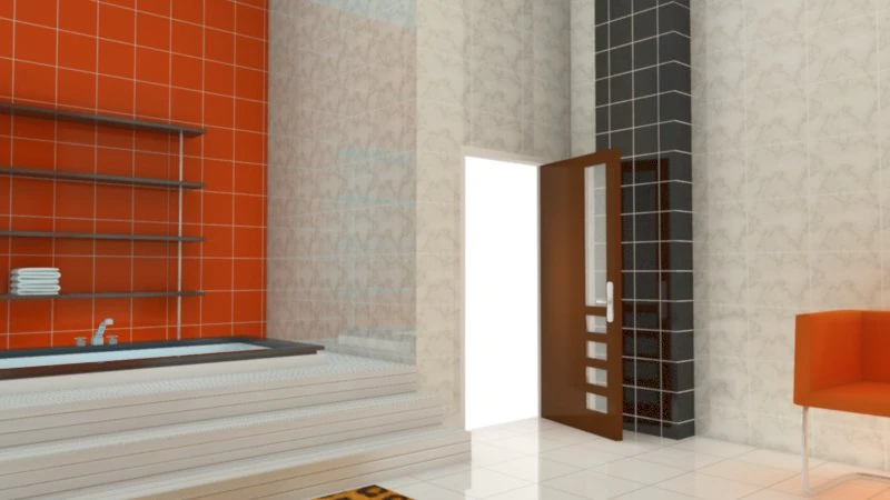 Badezimmer 3D Modell .c4d .max .obj .3ds .fbx .stl .blend 
