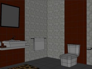 bathroom 3D मॉडल