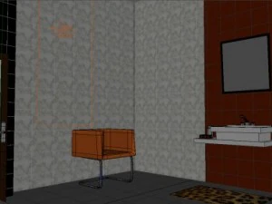 Badezimmer 3D Modell