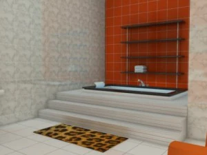 Badezimmer 3D Modell