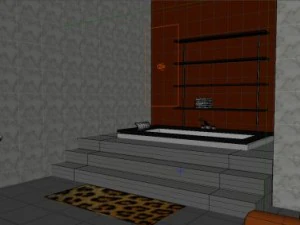Badezimmer 3D Modell