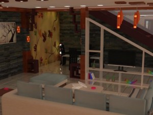 interior full house  5 rooms Model 3D