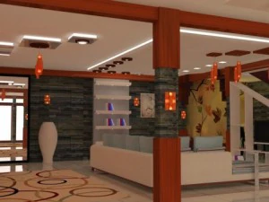 interior full house  5 rooms 3D Model