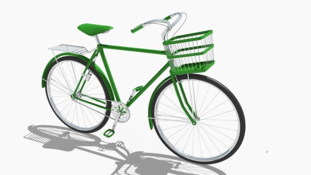 bicycle Model 3D .c4d .max .obj .3ds .fbx .stl .blend 
