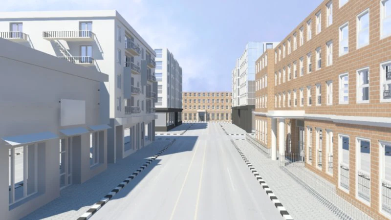 street 3D Model .c4d .max .obj .3ds .fbx .stl .blend
