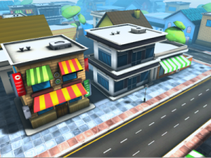 cartoon city 3D Model