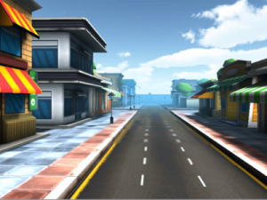 cartoon city 3D Model