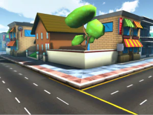 cartoon city 3D Model