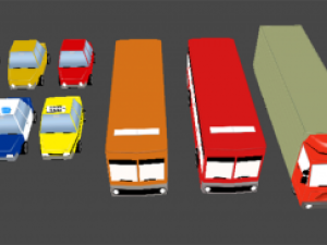 cartoon vehicles pack Modello 3D