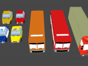 cartoon vehicles pack 3D Model