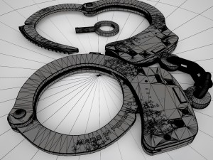 handcuffs 3D-Modell