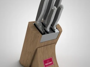 conjunto de faca Modelo 3D