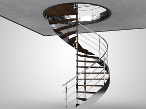 spiral staircase Modelo 3D