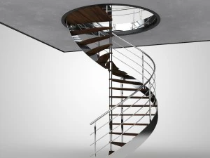 escalier en colima&ccedil;on Modèle 3D