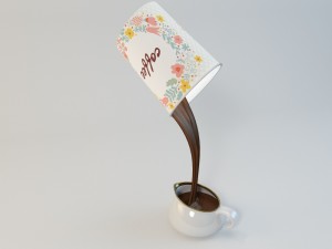 table lamp vray Model 3D