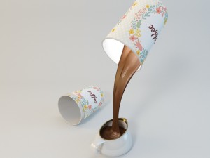 table lamp vray Model 3D