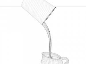 table lamp vray Model 3D
