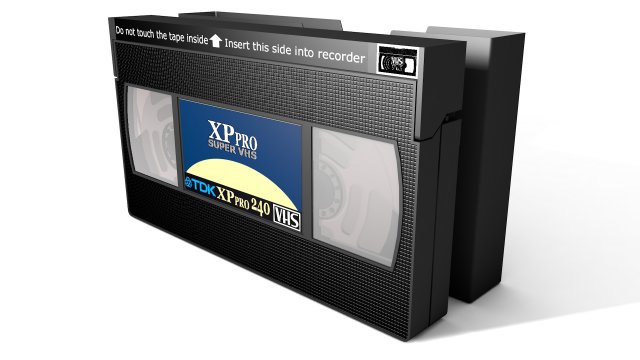 videocassette 3D Model .c4d .max .obj .3ds .fbx .stl .blend 