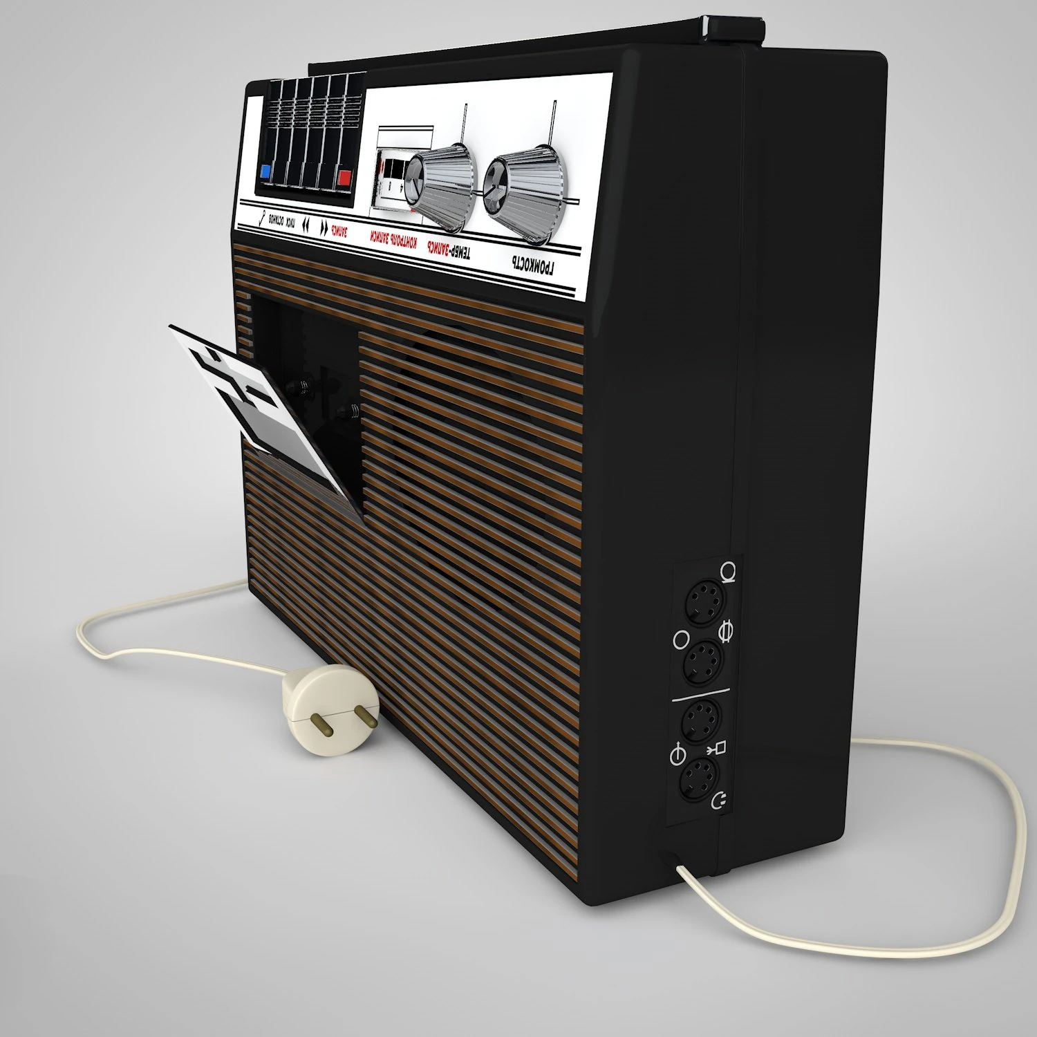 cassette 3D Model .c4d .max .obj .3ds .fbx .stl .blend 