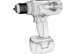 electric screwdriver 3D Модель
