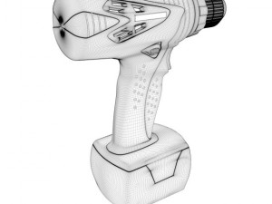 electric screwdriver 3D Модель