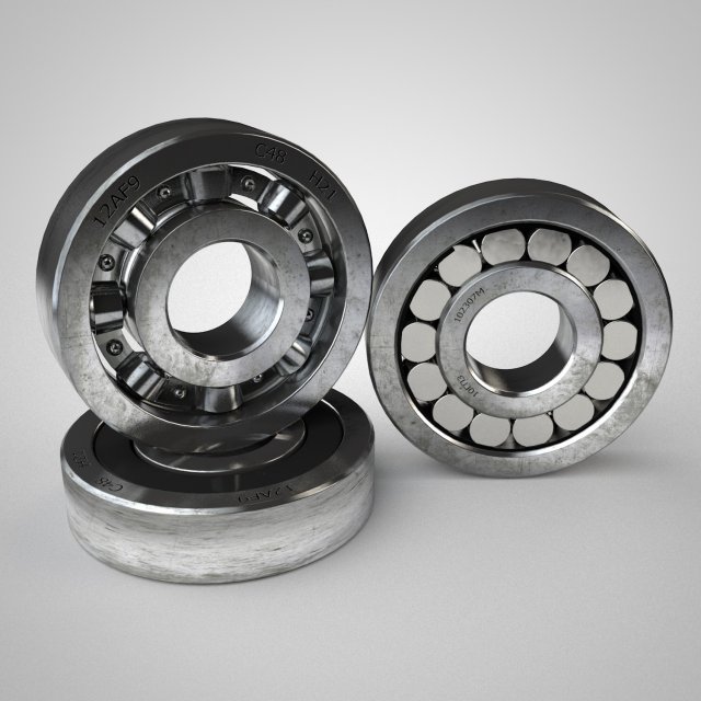 bearing 3D Model .c4d .max .obj .3ds .fbx .stl .blend 