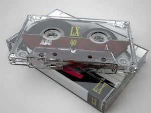 compact cassette tape 3D Model