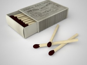 matches 3D Модель