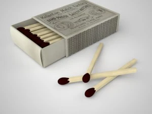 matches 3D Model