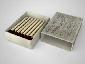 matches 3D Model