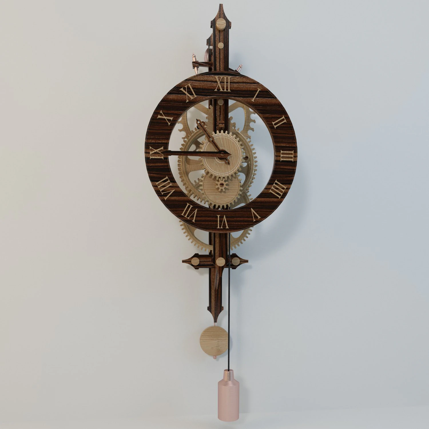 watch plywood 3D Model .c4d .max .obj .3ds .fbx .stl .blend