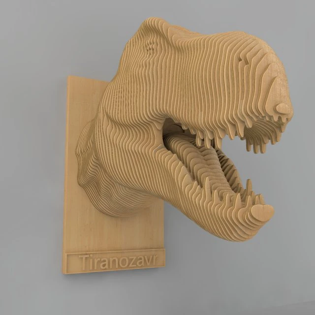tiranossauro Modelo 3D .c4d .max .obj .3ds .fbx .stl .blend 