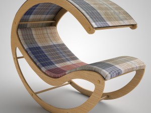 deck chair Modèle 3D