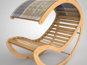 deck chair Model 3D