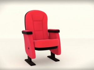 cartoon theater seat Modelo 3D