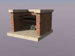 bbq grill barque Modelo 3D