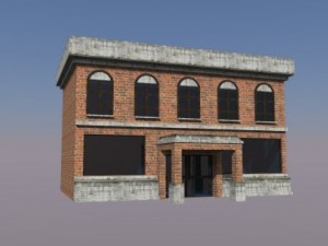 shop building 3D Model