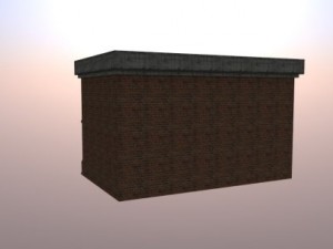 shop building Modelo 3D