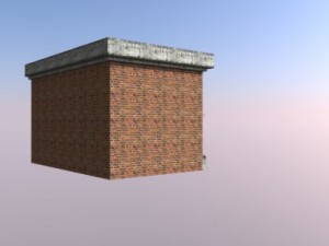 shop building Modelo 3D