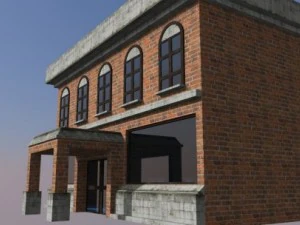 shop building 3D Model