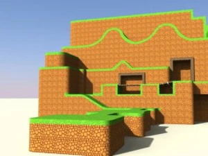 scena del fumetto Modello 3D