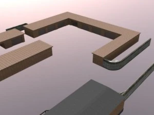 storage locker scene 3D Model